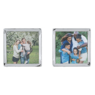 Create Your Own Family Memory Photo Custom Cufflinks