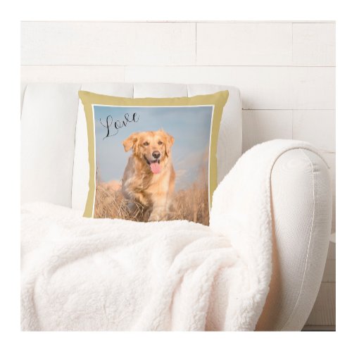Create Your Own Family Pet  Throw Pillow