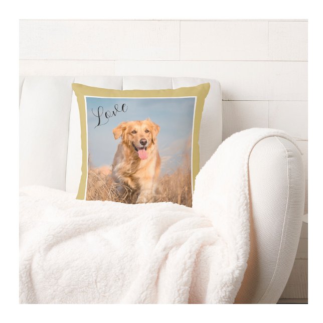 Create Your Own Family Pet  Throw Pillow (Creator Uploaded)