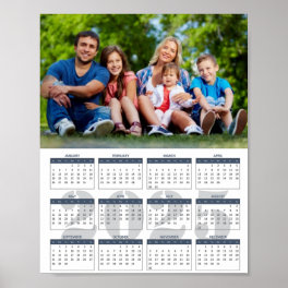 Create Your Own Family Photo 2025 Poster Calendar