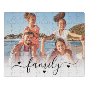 Create Your Own Family Photo Acrylic Jigsaw Puzzle