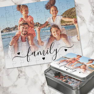 Create Your Own Family Photo Acrylic Jigsaw Puzzle