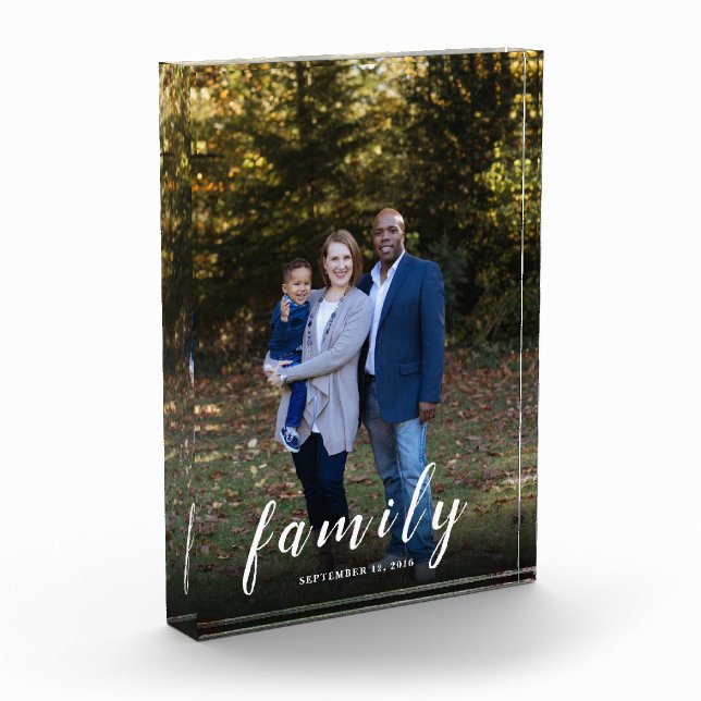 Create your own family photo and script block (Left)