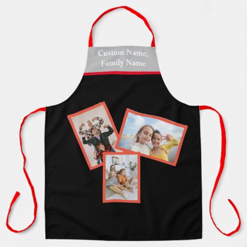 Create Your Own Family Photo Apron Christmas Gifts