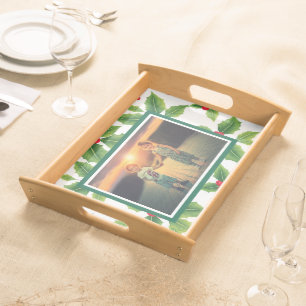 Create your own family photo Christmas Serving Tray