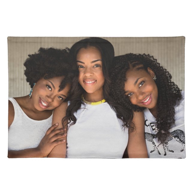 Create Your Own Family Photo Cloth Placemat (Front)