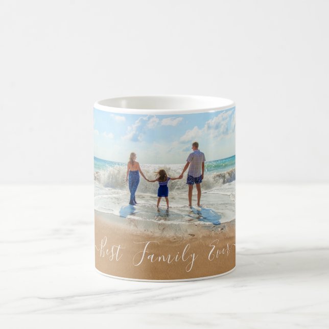 Create Your Own Family Photo Coffee Mug Gift (Center)