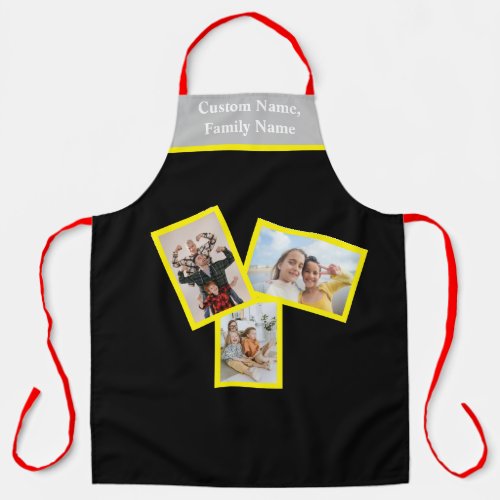 Create Your Own Family Photo Collage Apron