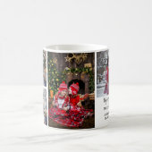 Create your own family photo collage Christmas Coffee Mug (Center)