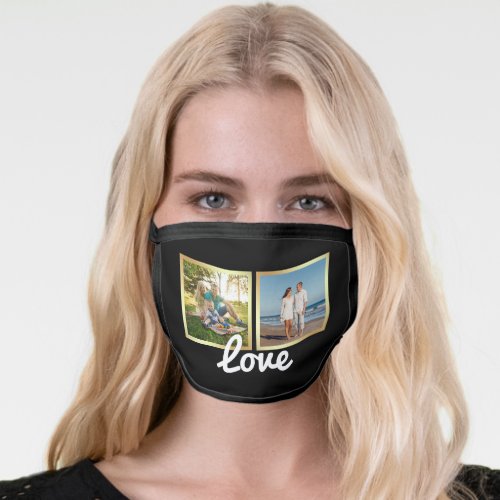 Create Your Own Family Photo Collage Face Mask