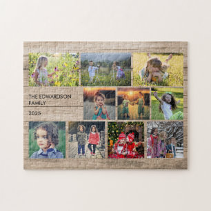 Create your own family photo collage jigsaw puzzle