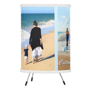 Create Your Own Family Photo Collage Lamp and Text