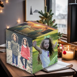 Create Your Own Family Photo Collage Monogram Cube at Zazzle