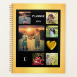 Create your own family photo collage monogram planner<br><div class="desc">Create your own family photo collage,  monogrammed unique Planner.
Add your own personal photos,  text,  quotes,  monogram and name to personalize.</div>