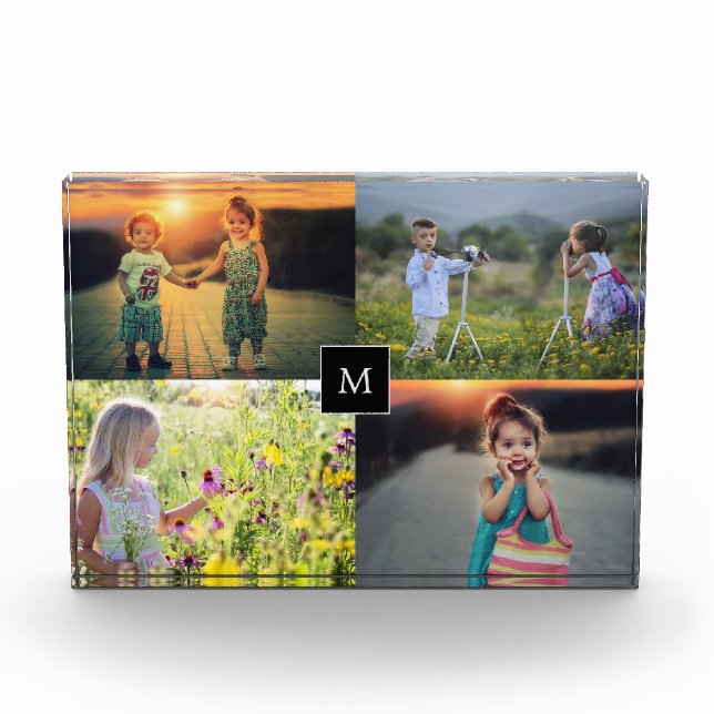 Create your own family photo collage monogrammed (Front)