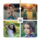 Create your own family photo collage monogrammed