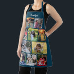 Create your own family photo collage name apron<br><div class="desc">Create your own family photo collage name black Apron 
You can personalize it and add your most beautiful photos and name.</div>