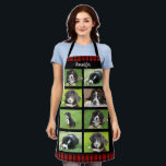 Create your own family photo collage name apron<br><div class="desc">Create your own family photo collage name,  checkered pattern,  Apron 
You can personalize it and add your most beautiful photos and name.</div>