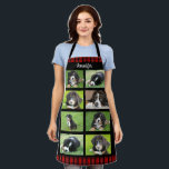 Create your own family photo collage name apron<br><div class="desc">Create your own family photo collage name,  checkered pattern,  Apron 
You can personalize it and add your most beautiful photos and name.</div>
