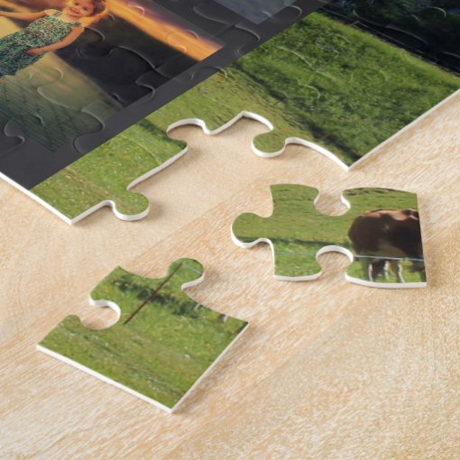 Create your own family photo collage puzzle Zazzle