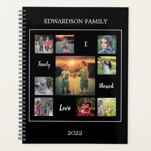 Create your own family photo collages script planner