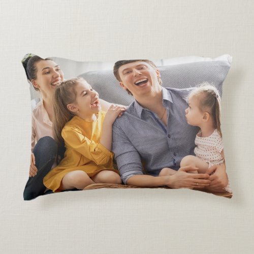 Create Your Own Family Photo Custom Picure Accent Pillow
