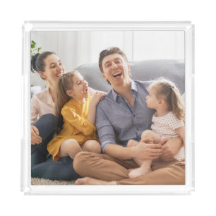 Create Your Own Family Photo Custom Picure Acrylic Tray
