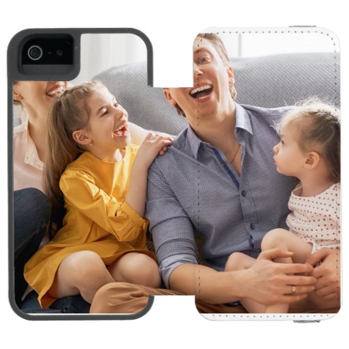 Create Your Own Family Photo Custom Picure iPhone SE/5/5s Wallet Case