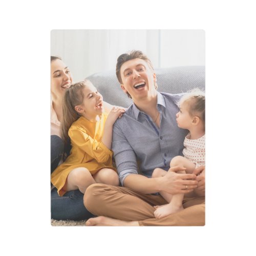 Create Your Own Family Photo Custom Picure Metal Print