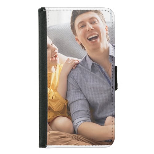 Create Your Own Family Photo Custom Picure Samsung Galaxy S5 Wallet Case