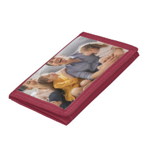 Create Your Own Family Photo Custom Picure Tri-fold Wallet