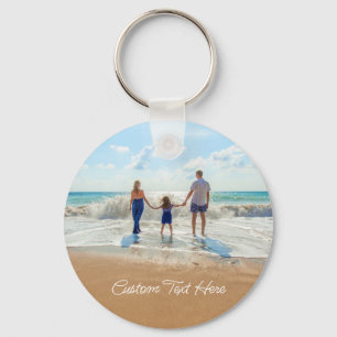 Create Your Own Family Photo Keychain Gift