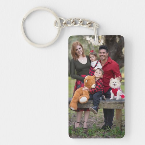 Create Your Own Family Photo Personalized Keychain