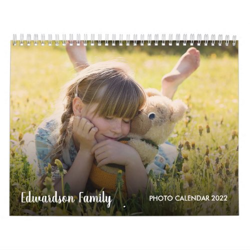Create your own family photo unique calendar