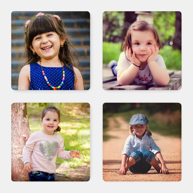 Create your own family photos coaster set (Set)