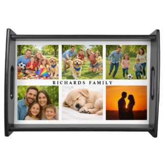 Create Your own Family photos Serving Tray