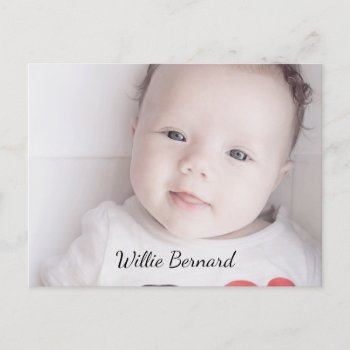 Create Your Own Family Postcard Modern Minimalist by bestgiftideas at Zazzle