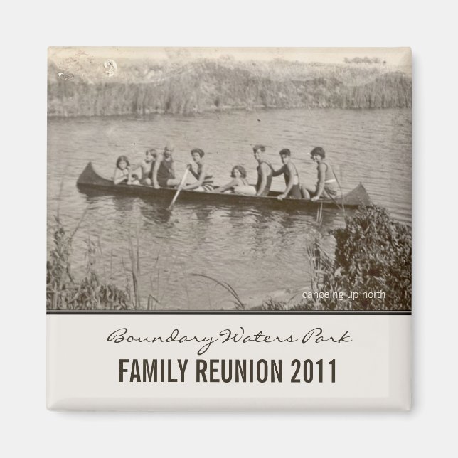 Create Your Own Family Reunion Keepsake Magnet (Front)