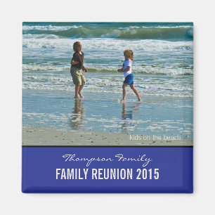 Create Your Own Family Reunion Keepsake Magnet