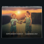 Create your own family unique year photo calendar<br><div class="desc">Create your own family unique year photo Calendar.
You can add your own most beautiful photos and create a very personal and unique calendar.</div>