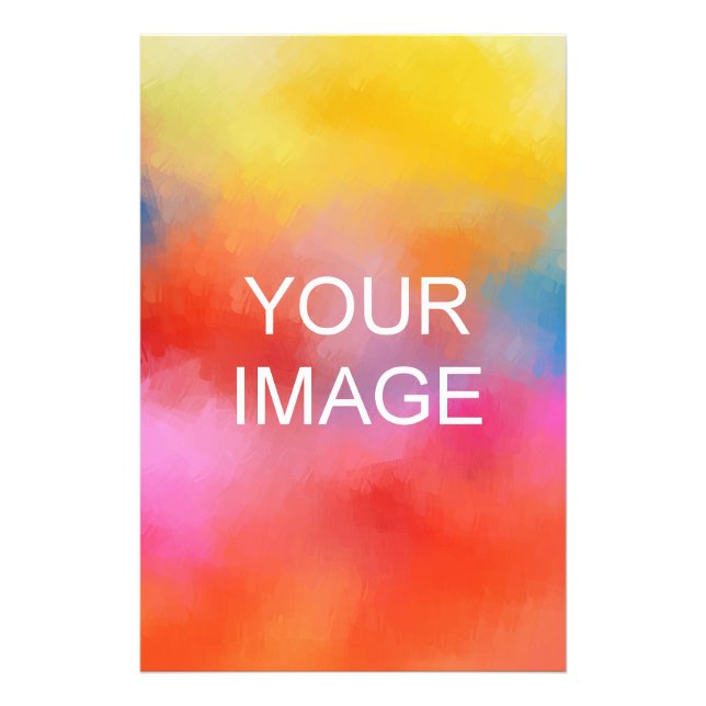 Create Your Own Family Wedding Event Party Large Photo Print (Front)