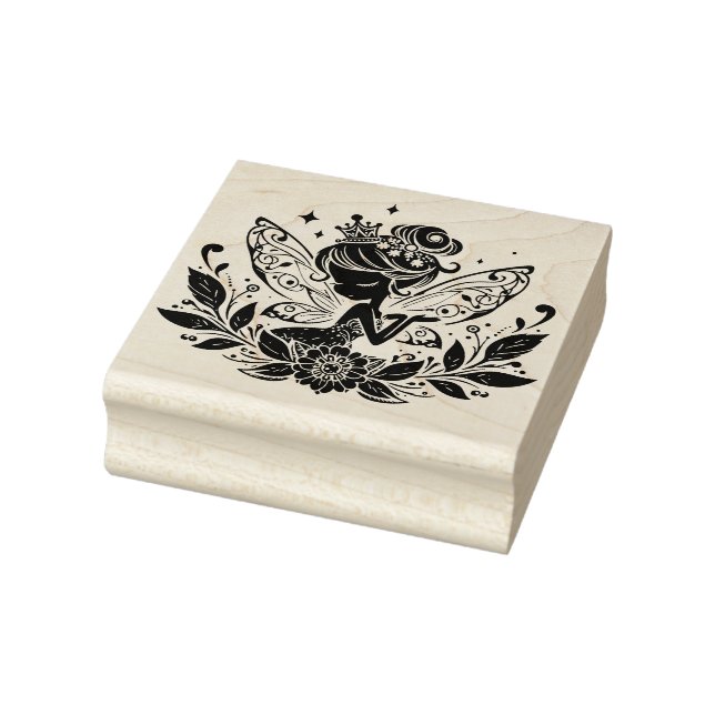 Create Your Own Fancy Fairy Princess Rubber Stamp (Stamp)