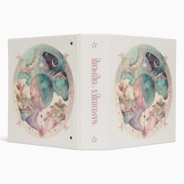 Create Your Own Fantasy World Map 3 Ring Binder (Background)