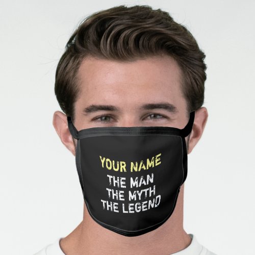 Create Your Own Father Black Face Mask