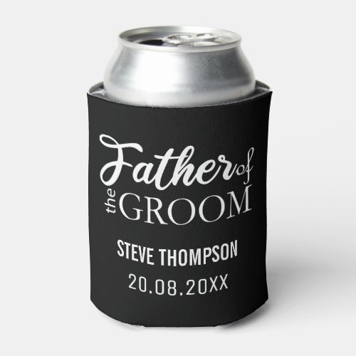 Create Your Own Father of the Groom Can Cooler