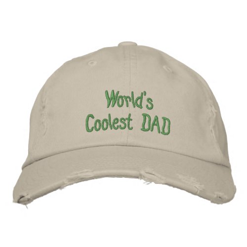Create Your Own Fathers Day Baseball Destroyed Cap