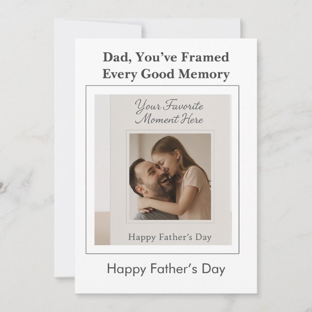 Create your own Father's day card (Front)
