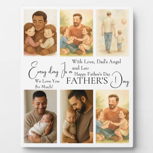 Create your own Father's day  Plaque (Front)