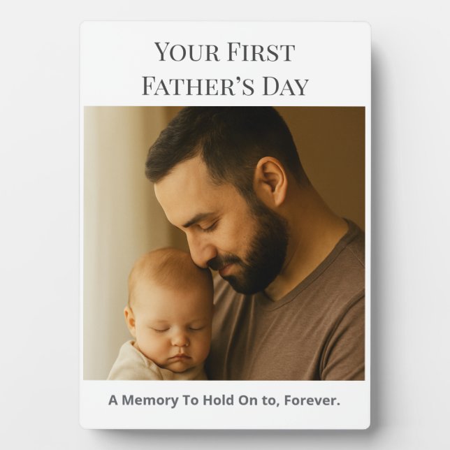 Create your own Father's day  Plaque (Front)