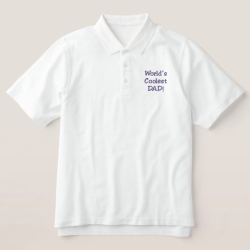 Create Your Own Fathers Day Polo Golf Shirts
